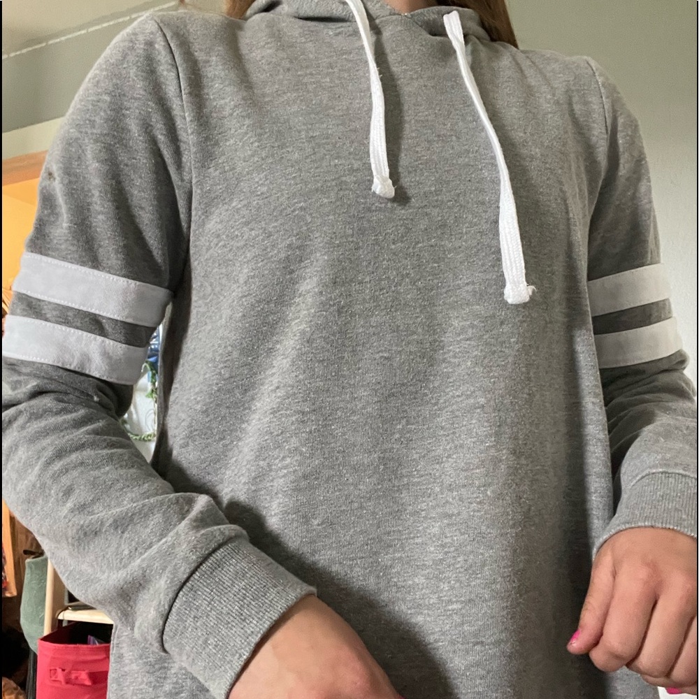 Gray hoodie